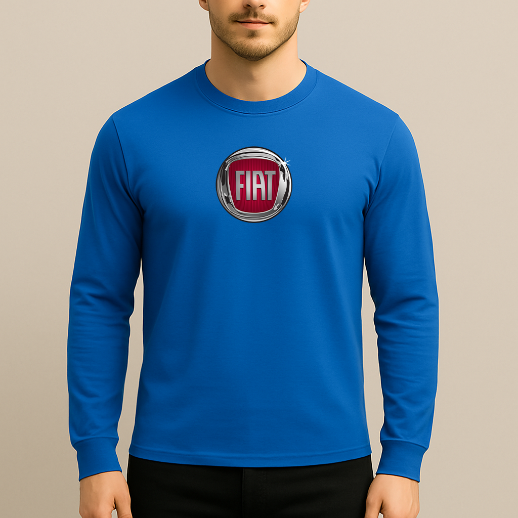 Men’s Fiat Car Long Sleeve T-Shirt