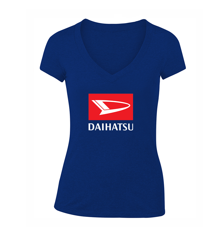 Women's Daihatsu Car Truck V-Neck T-Shirt