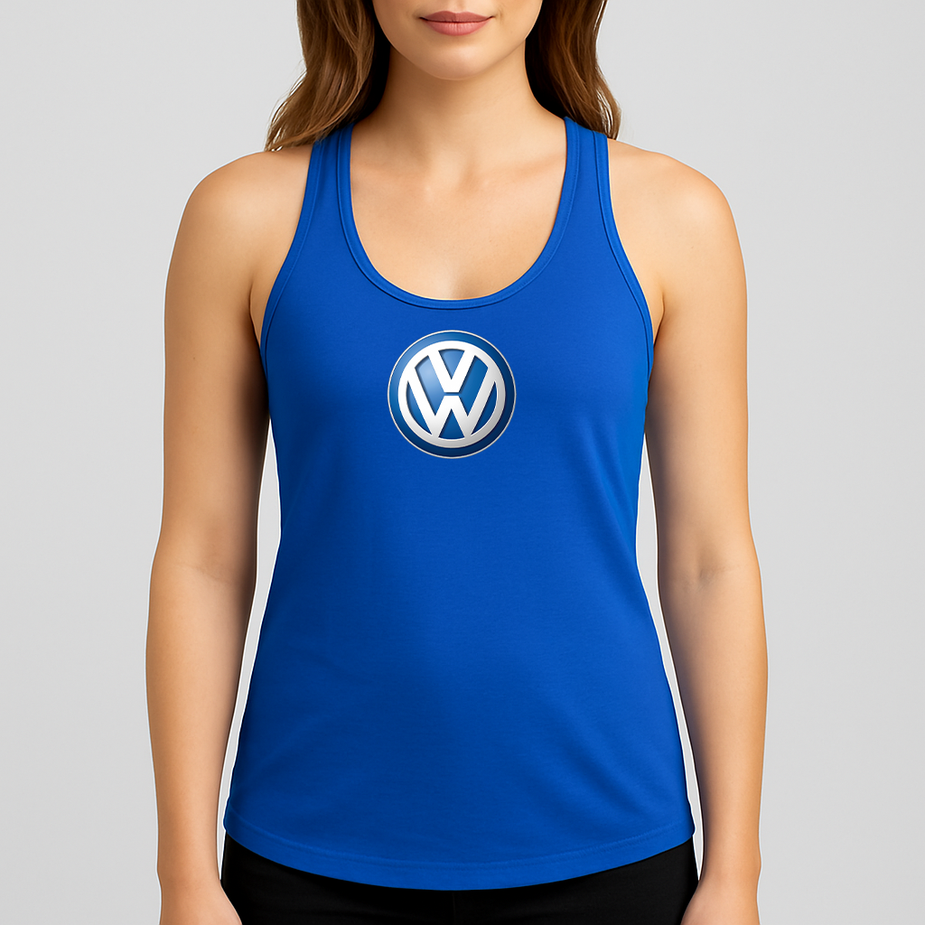 Women's VW Volkswagen Car Racerback Tank Top