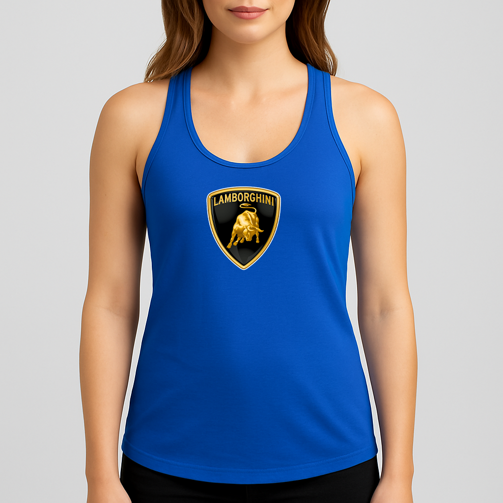 Women's Lamborghini Car Racerback Tank Top