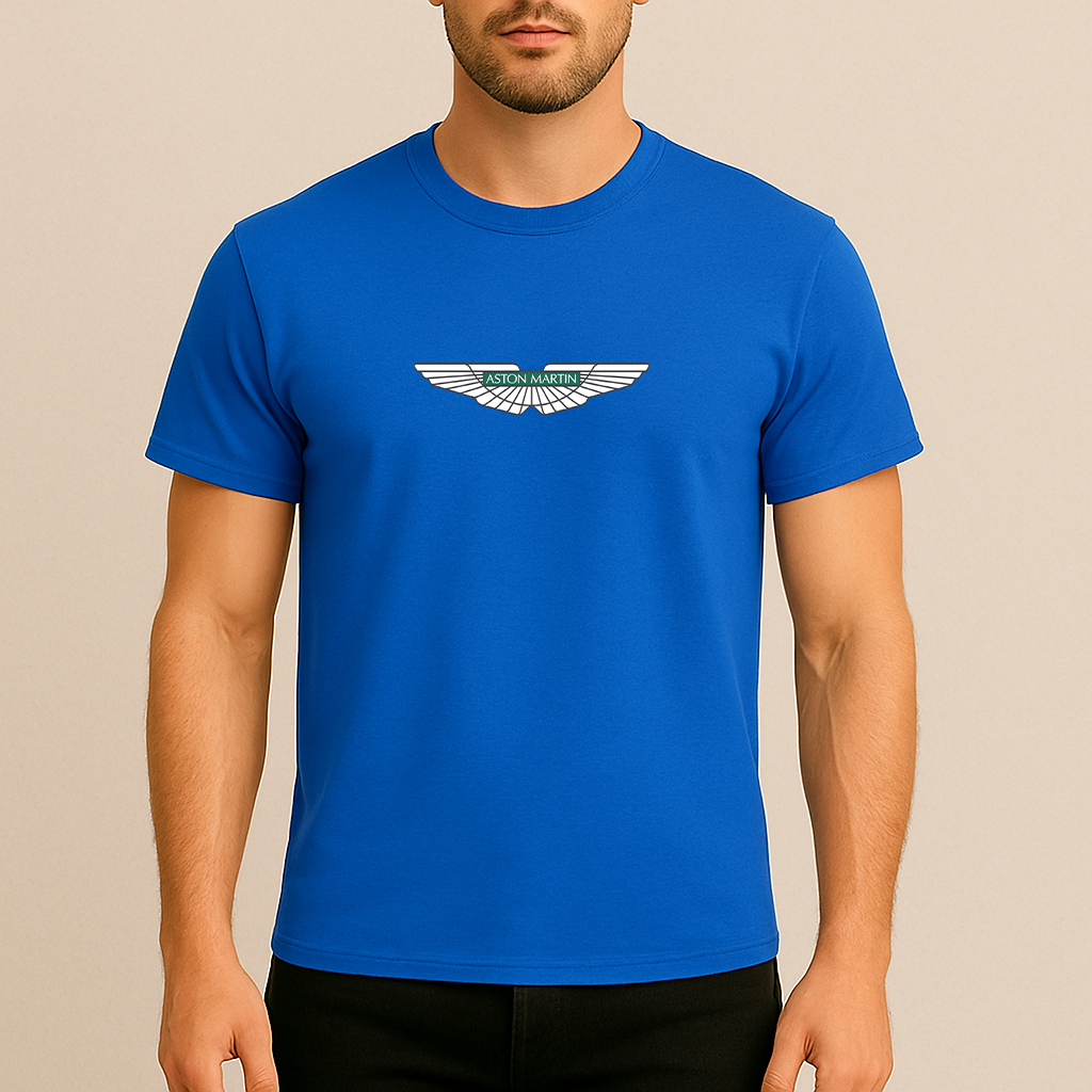 Men's Aston Martin Motorsports Car Cotton T-Shirt