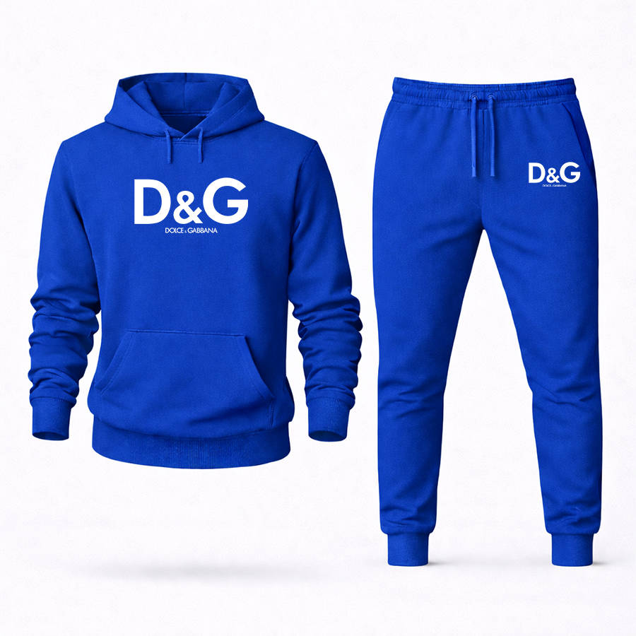 Men's Dolce and Gabbana Hoodie Joggers Set