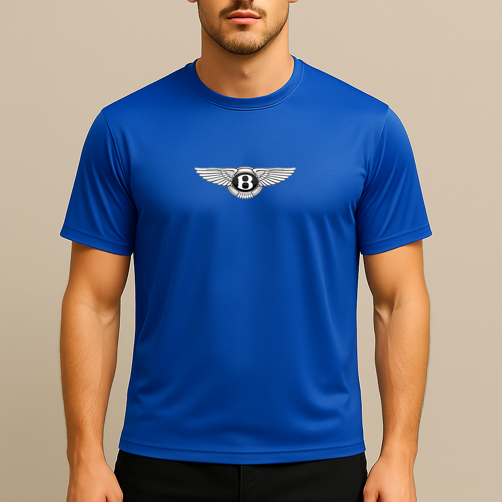Men’s Bentley Motorsports Car Polyester T-Shirt