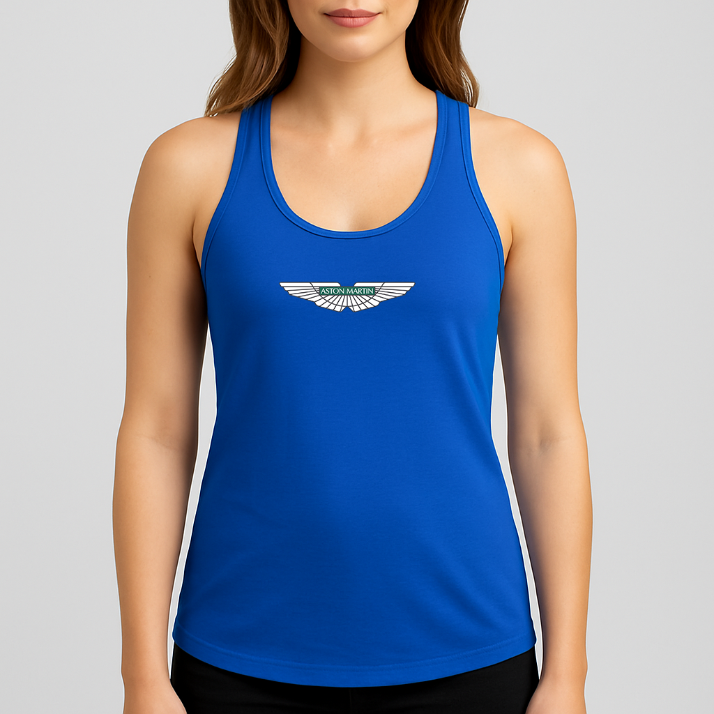 Women's Aston Martin Motorsports Car Racerback Tank Top