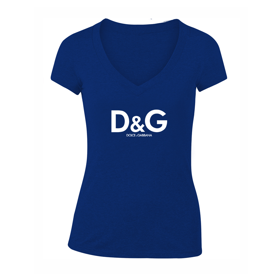 Women's Dolce and Gabbana V-Neck T-Shirt