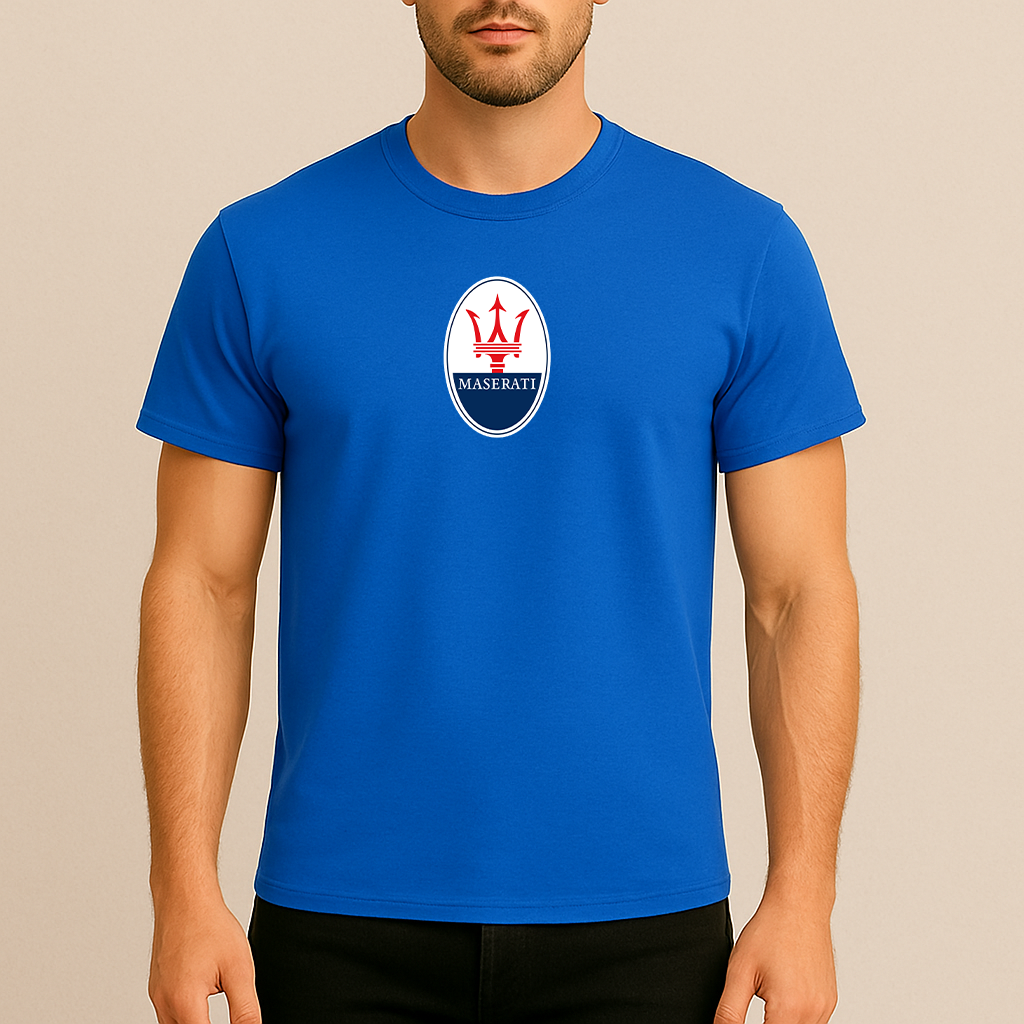 Men’s Maserati Car Cotton T-Shirt