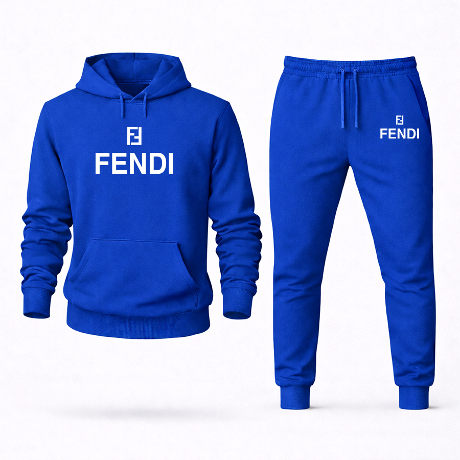Men's Fendi Hoodie Joggers Set