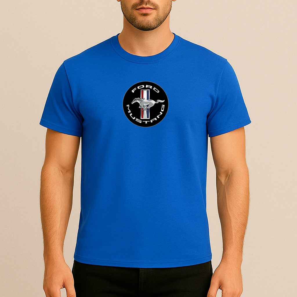 Men’s Ford Mustang Motorsport Supercars Cotton T-Shirt