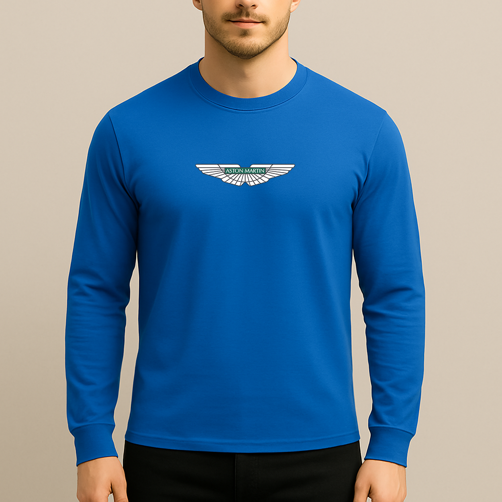 Men's Aston Martin Motorsports Car Long Sleeve T-Shirt