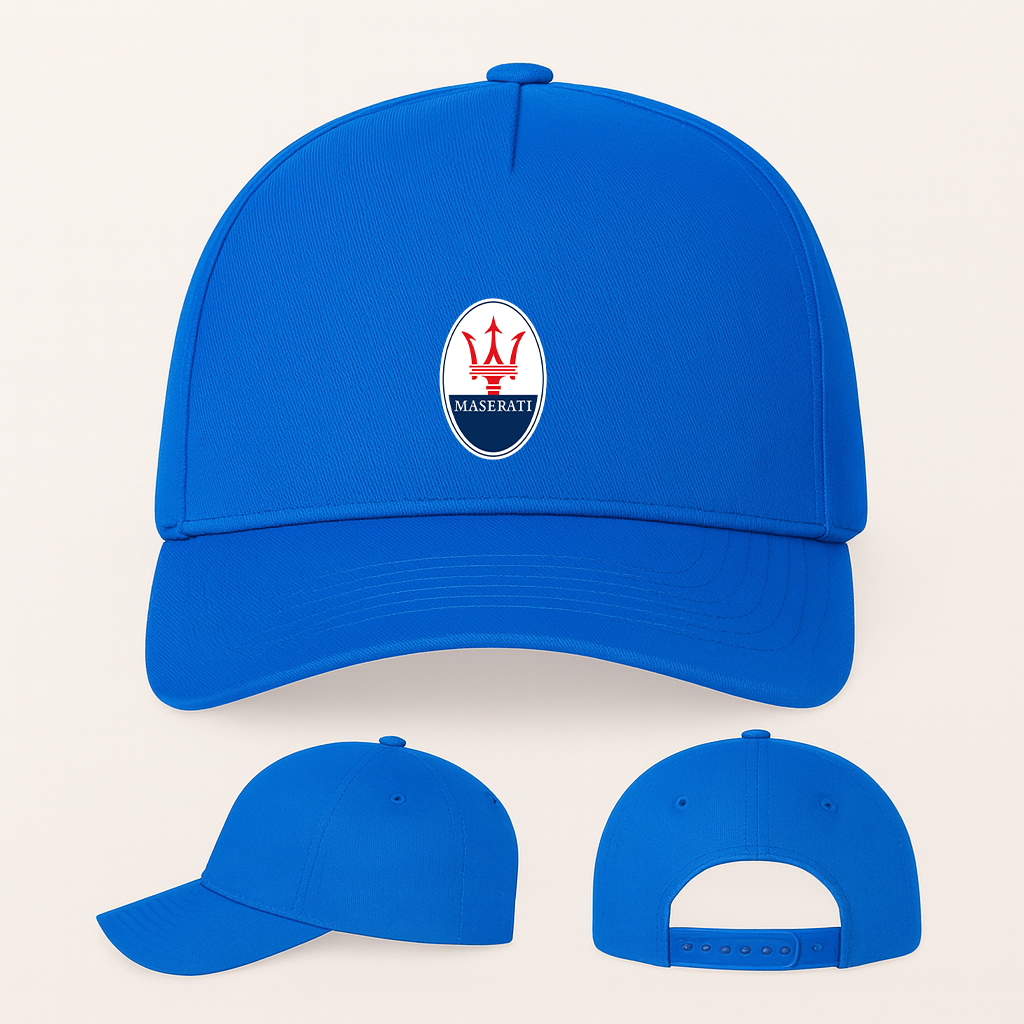 Maserati Car Five Panel Twill Snapback Cap