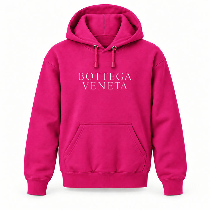 Bottega Veneta Youth Large Hoodie – Ages 10–12 | Color: Hot Pink