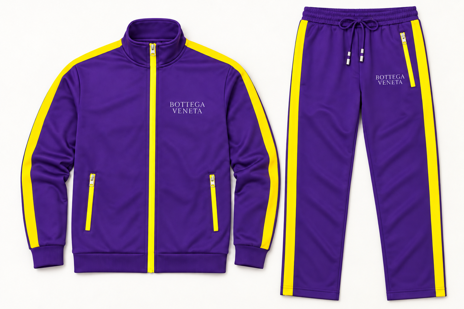 Men's Bottega Veneta Dri-Fit TrackSuit | Color: Purple | Image 5