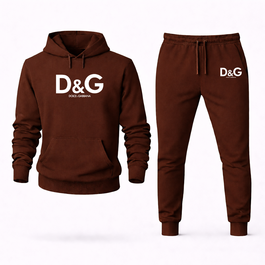 Men's Dolce and Gabbana Hoodie Joggers Set