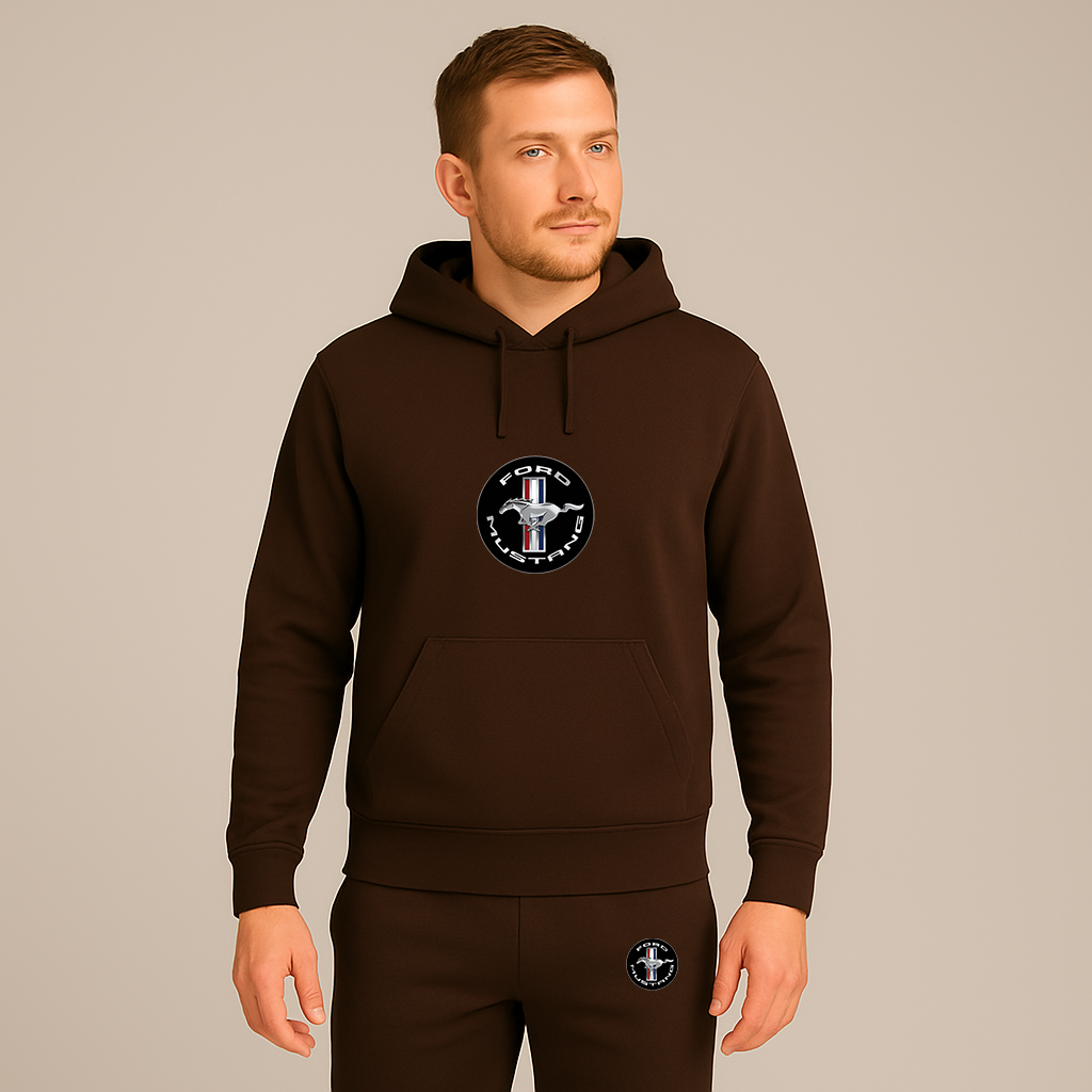 Men’s Ford Mustang Motorsport Supercars Hoodie Joggers Set