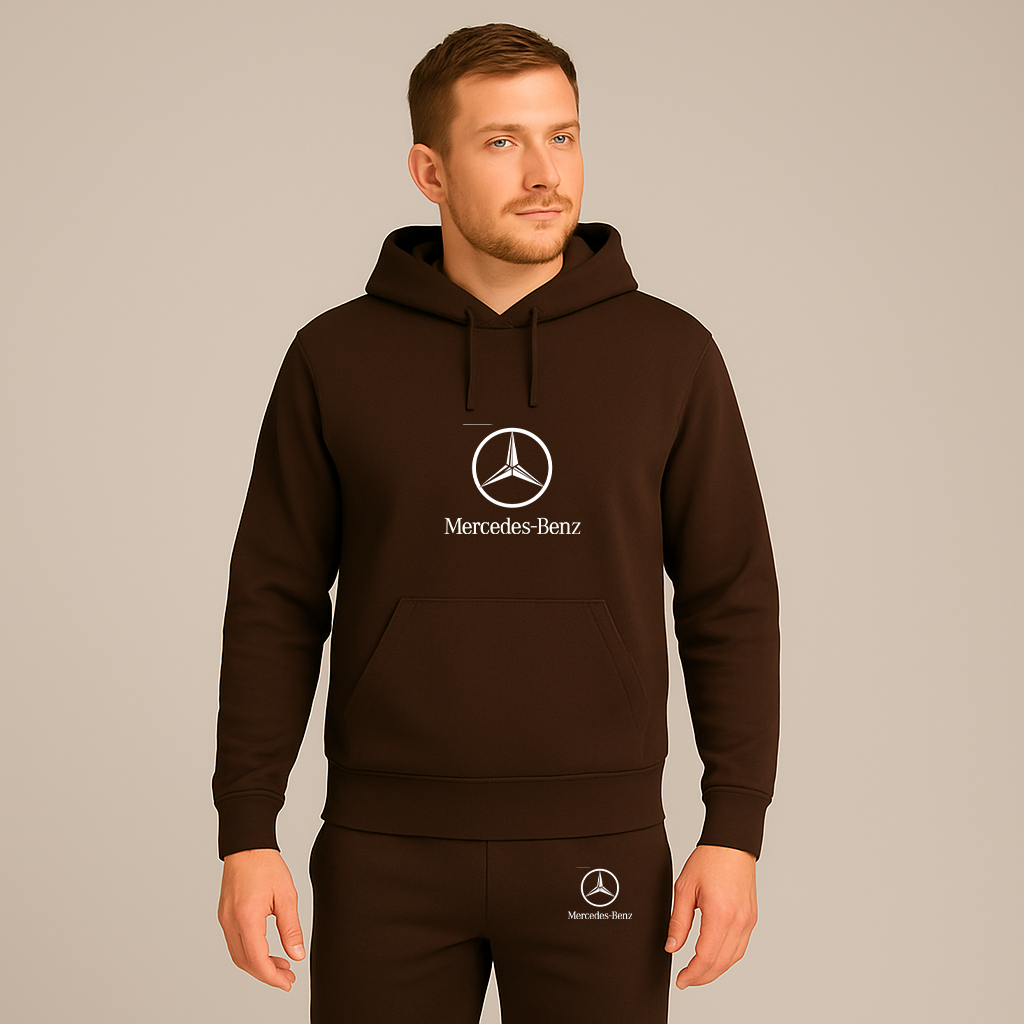 Men’s Mercedes-Benz Luxury Car Hoodie Joggers Set
