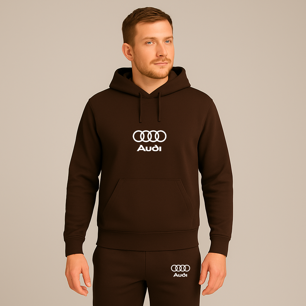 Men's Audi Motorsports Car Hoodie Joggers Set