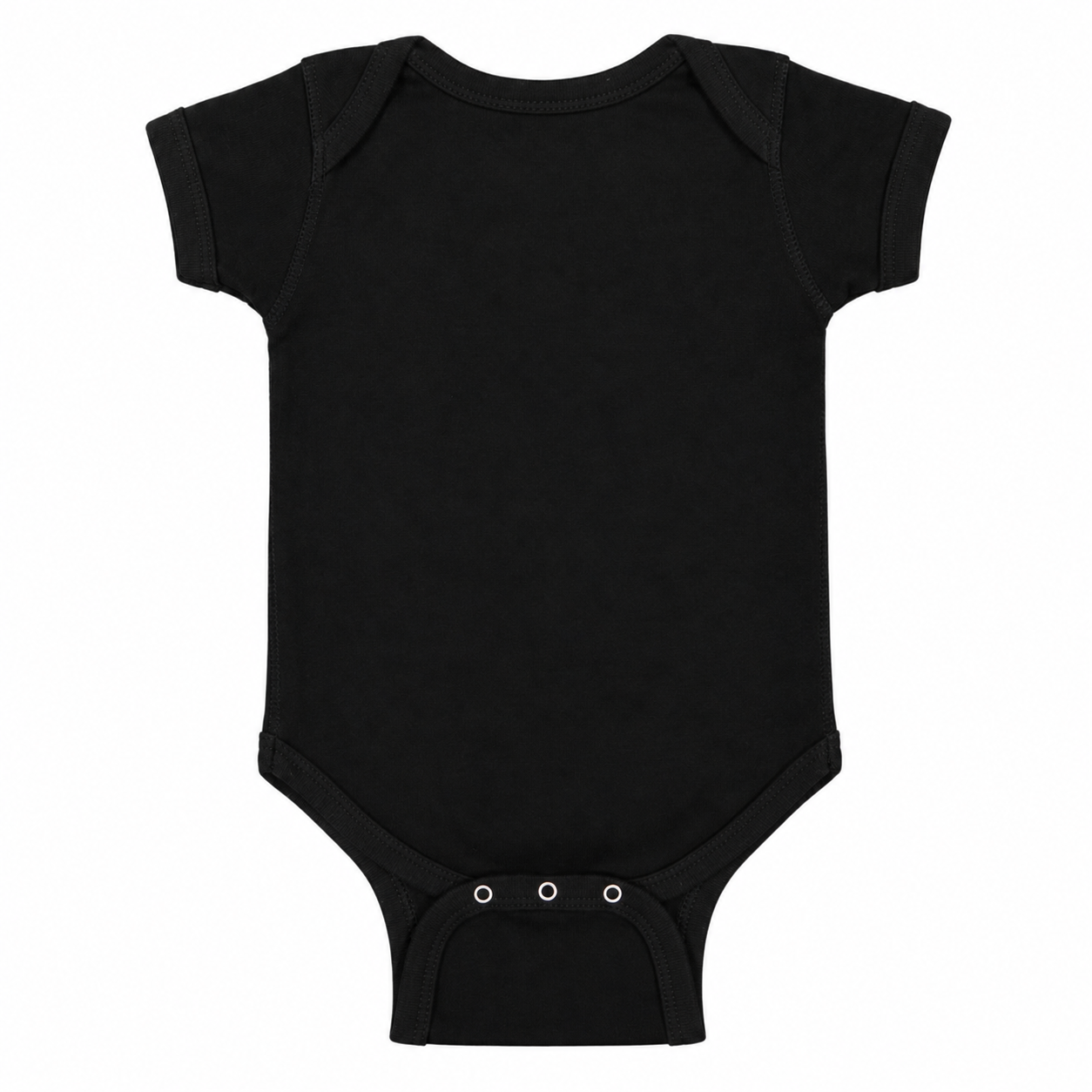 Burberry Baby Romper Onesie in Black — back view