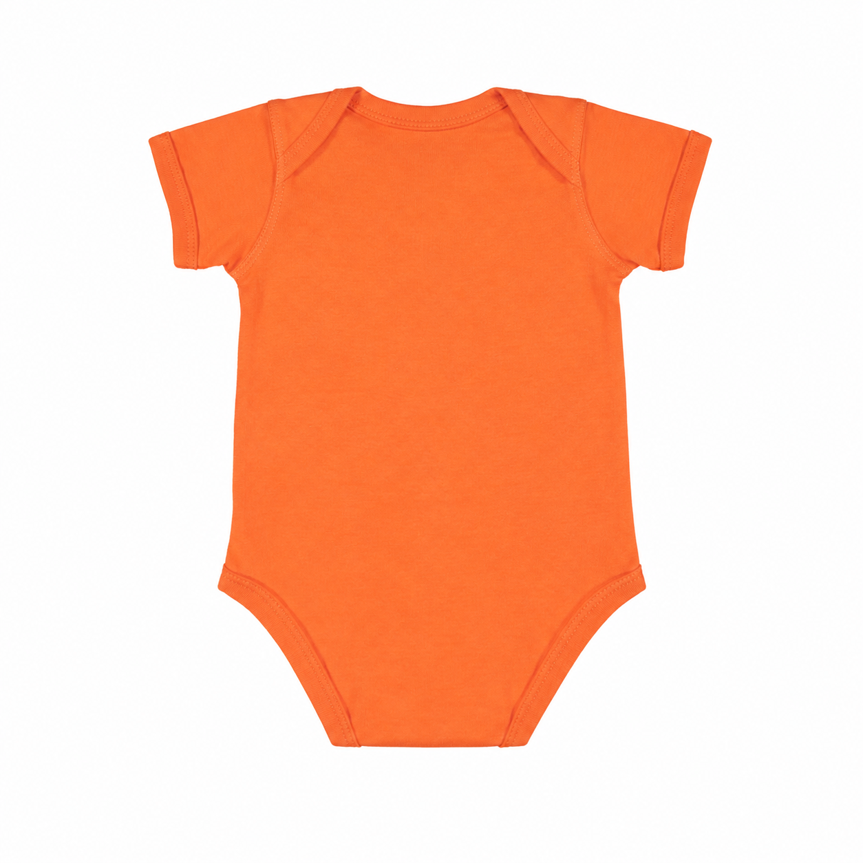 Burberry Baby Romper Onesie in Orange — back view