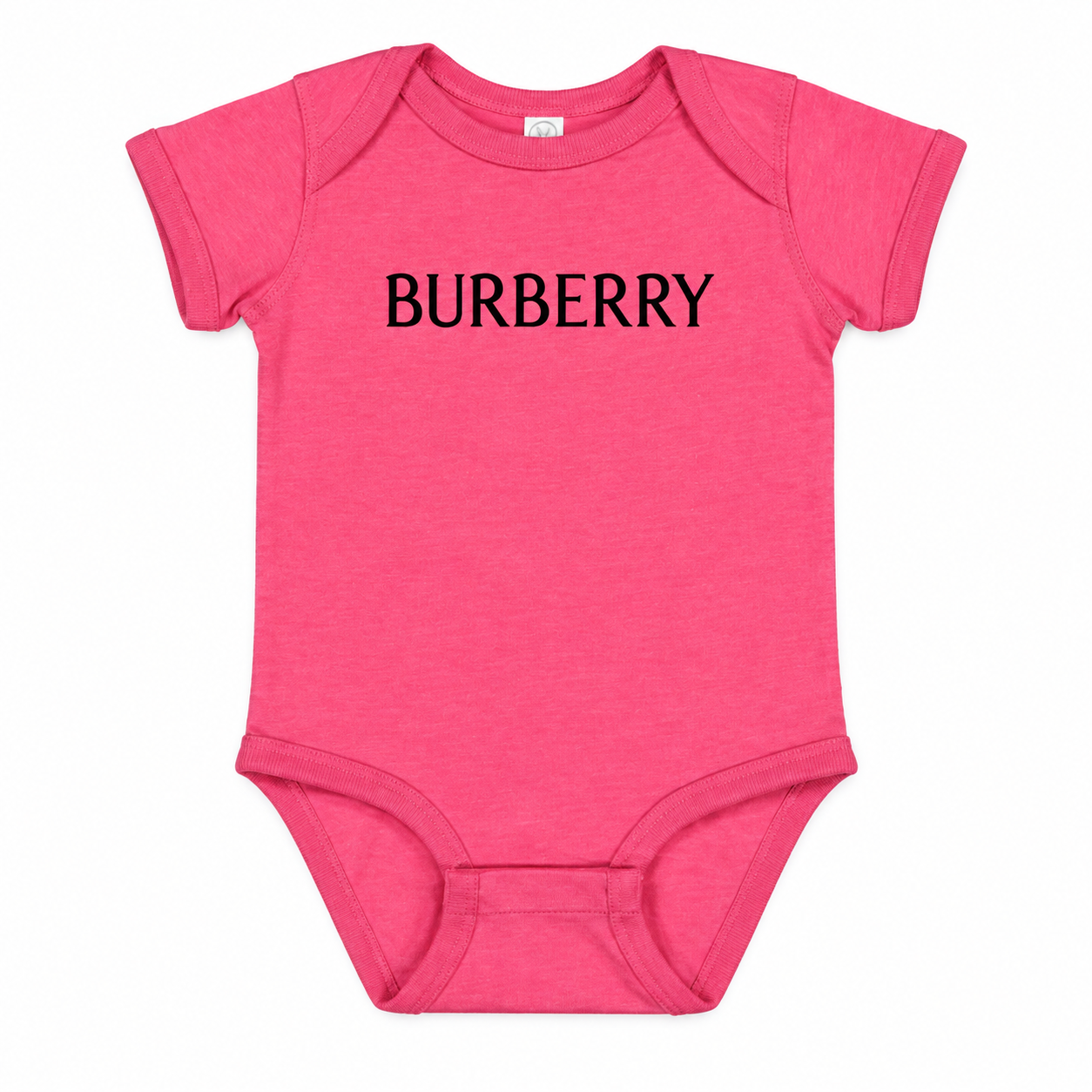 Burberry Baby Romper Onesie in Pink — hero view