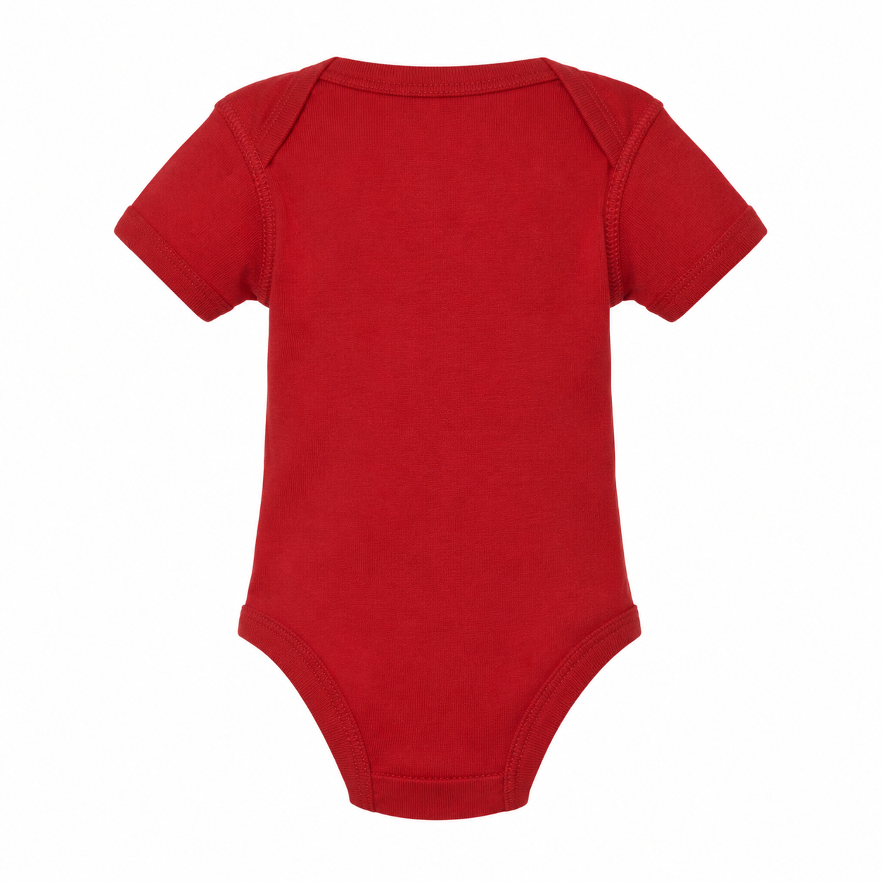 Burberry Baby Romper Onesie in Red — back view