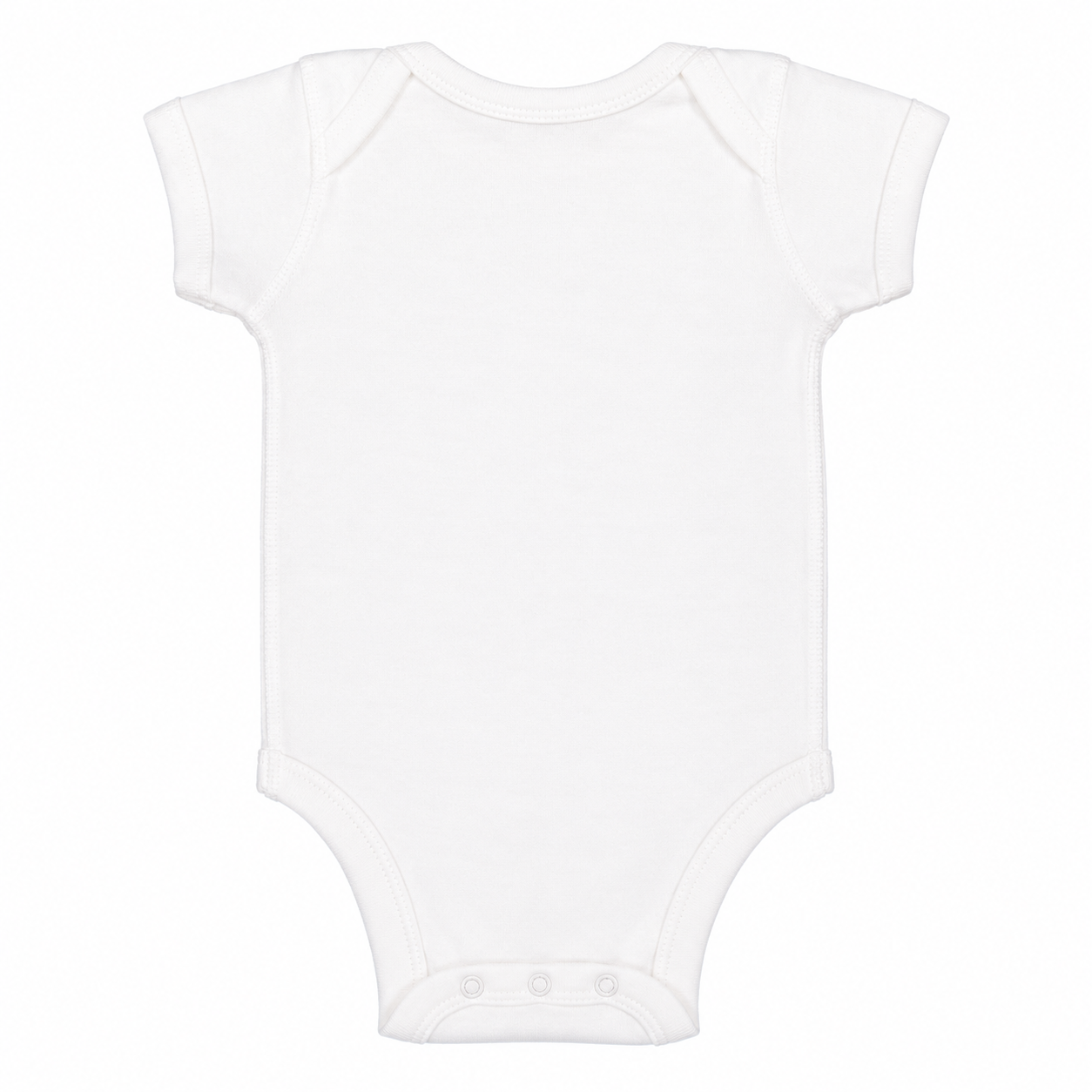 Burberry Baby Romper Onesie in White — back view