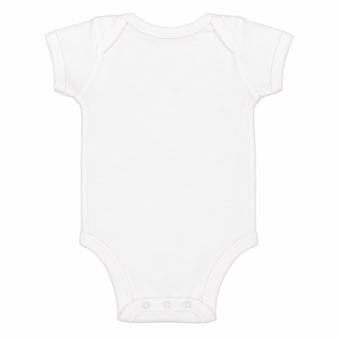 Burberry Baby Romper Onesie in White — back view
