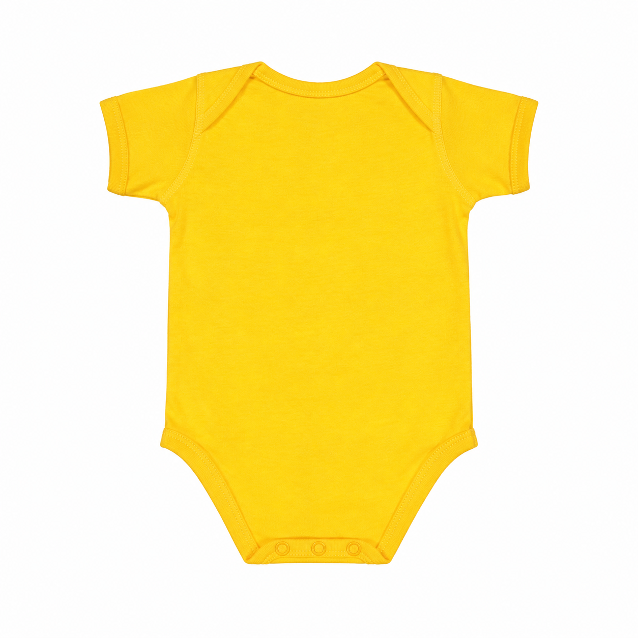 Burberry Baby Romper Onesie in Yellow — back view
