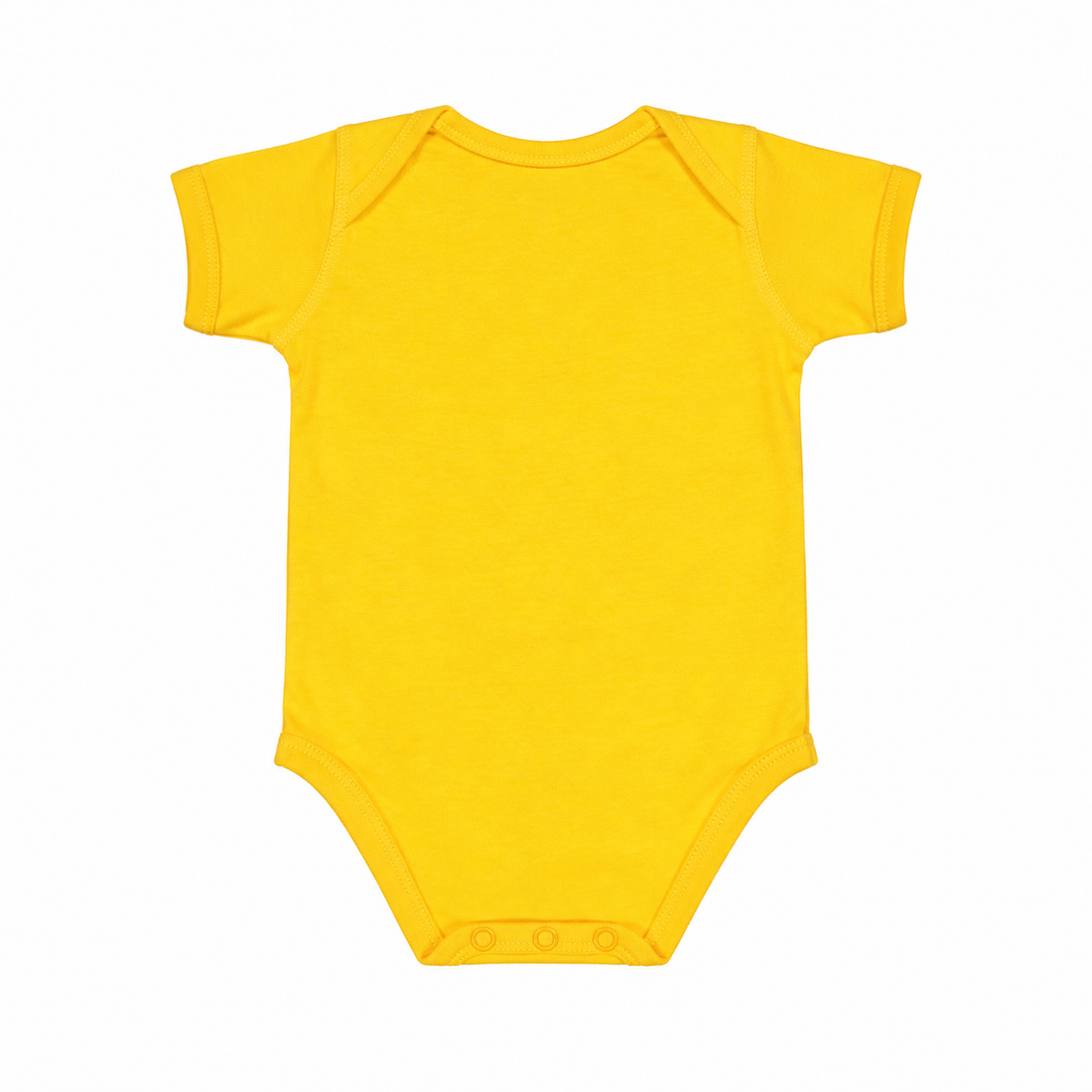 Burberry Baby Romper Onesie in Yellow — back view