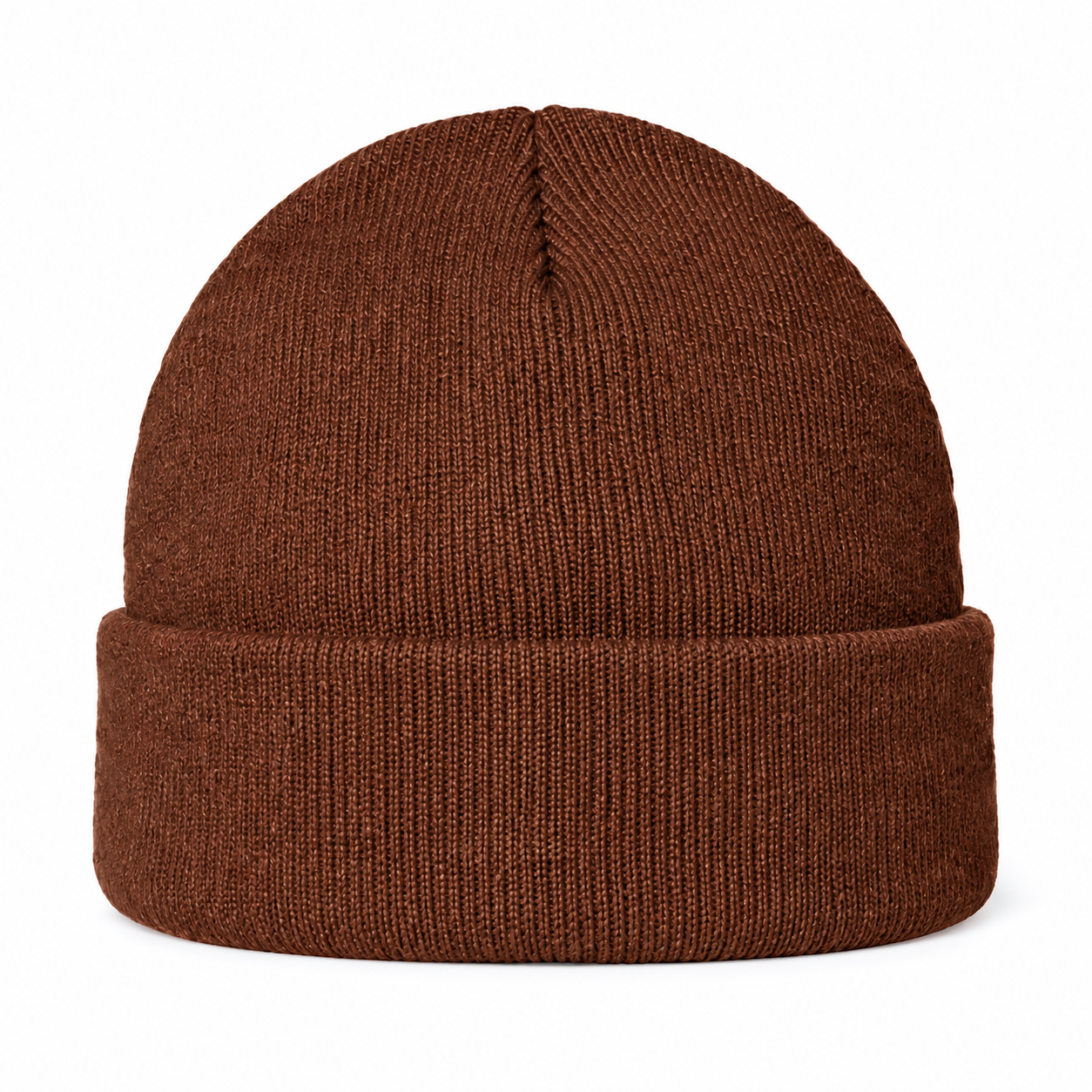 Burberry beanie in Brown, rear view