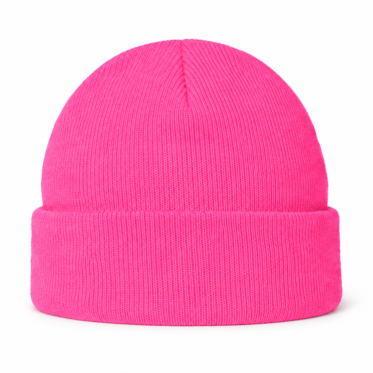 Burberry beanie in Pink, rear view