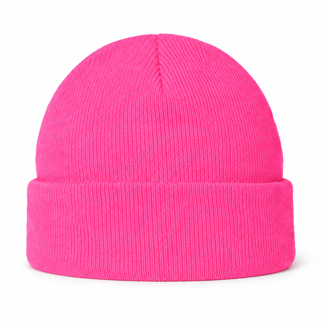 Burberry beanie in Pink, rear view