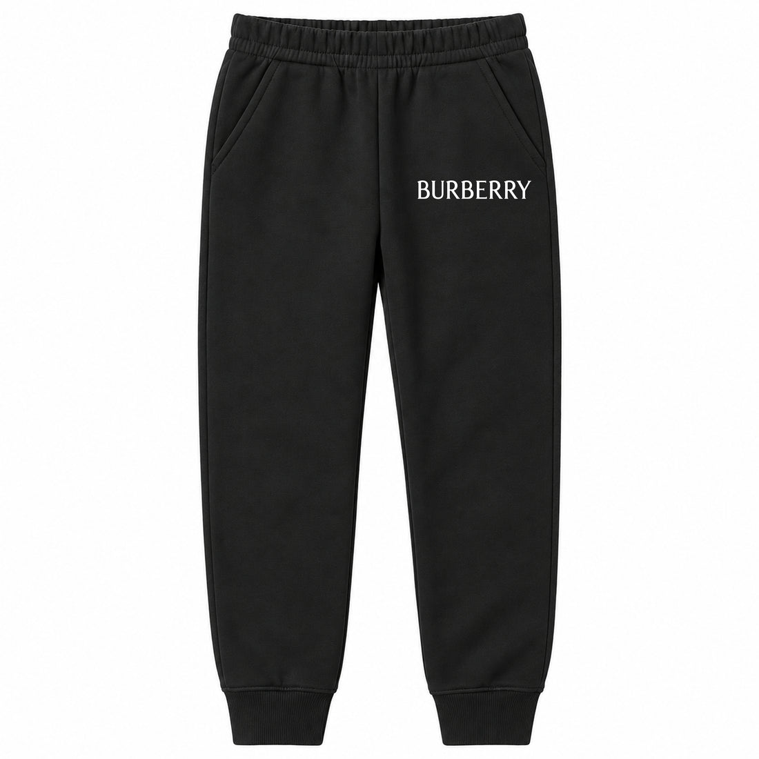 Burberry Youth Jogger Sweatpants | Black | Youth Large, ages 10–12