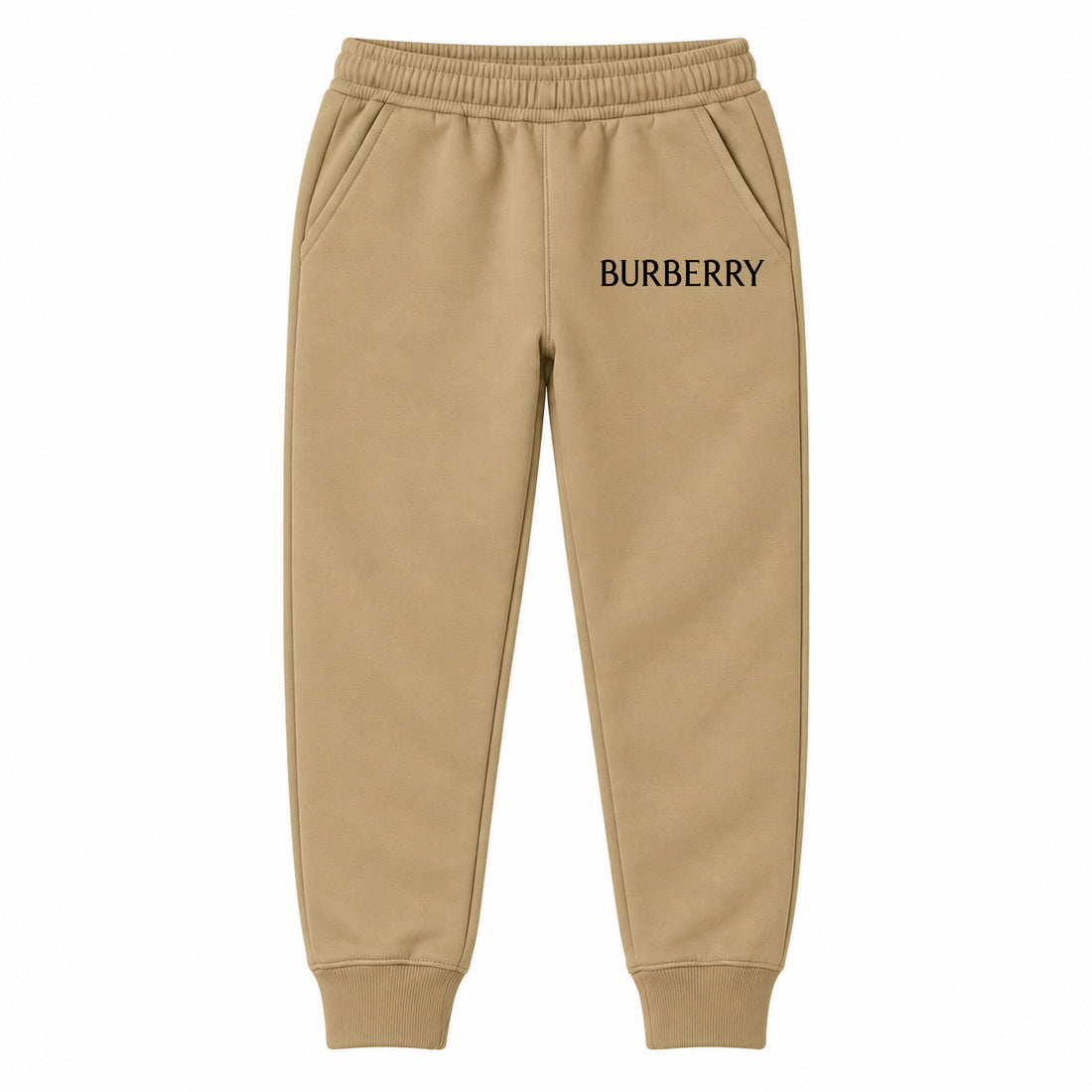 Burberry Youth Jogger Sweatpants | Khaki | Youth Large, ages 10–12