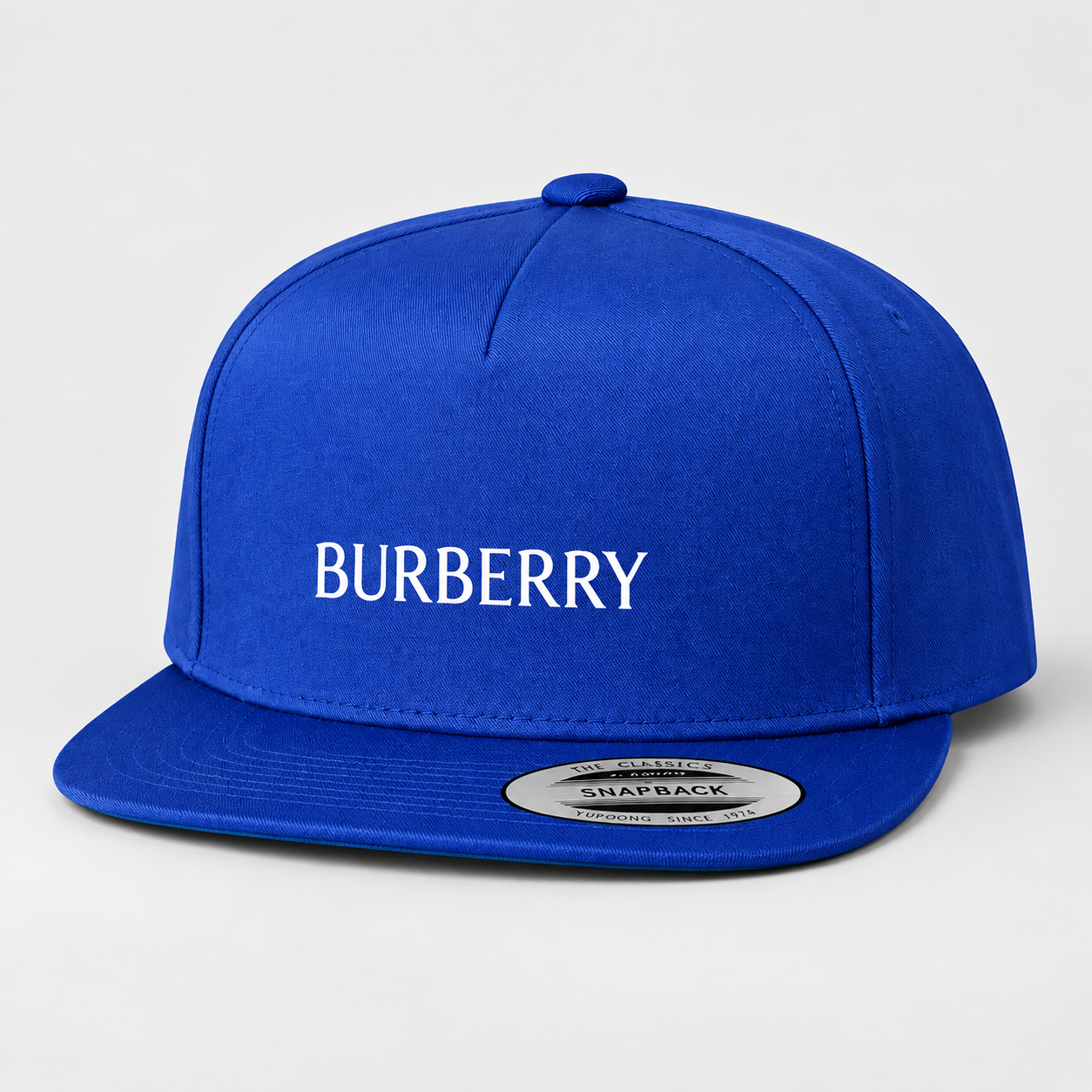 Burberry Snapback Hat - Blue - Image 4