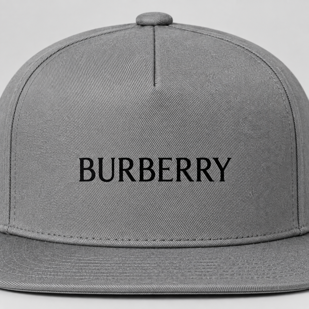 Burberry Snapback Hat - Grey - Image 3