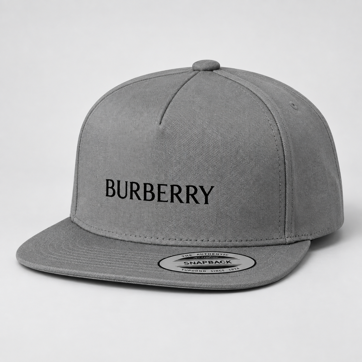 Burberry Snapback Hat - Grey - Image 4