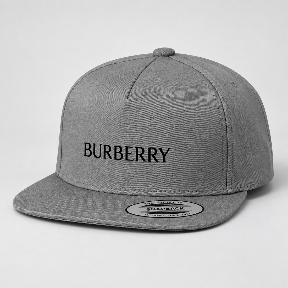 Burberry Snapback Hat - Grey - Image 4