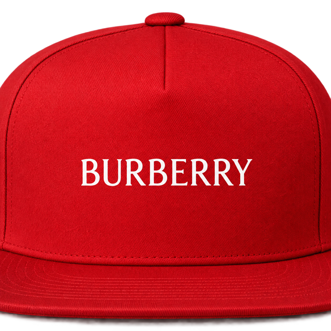 Burberry Snapback Hat - Red - Image 3