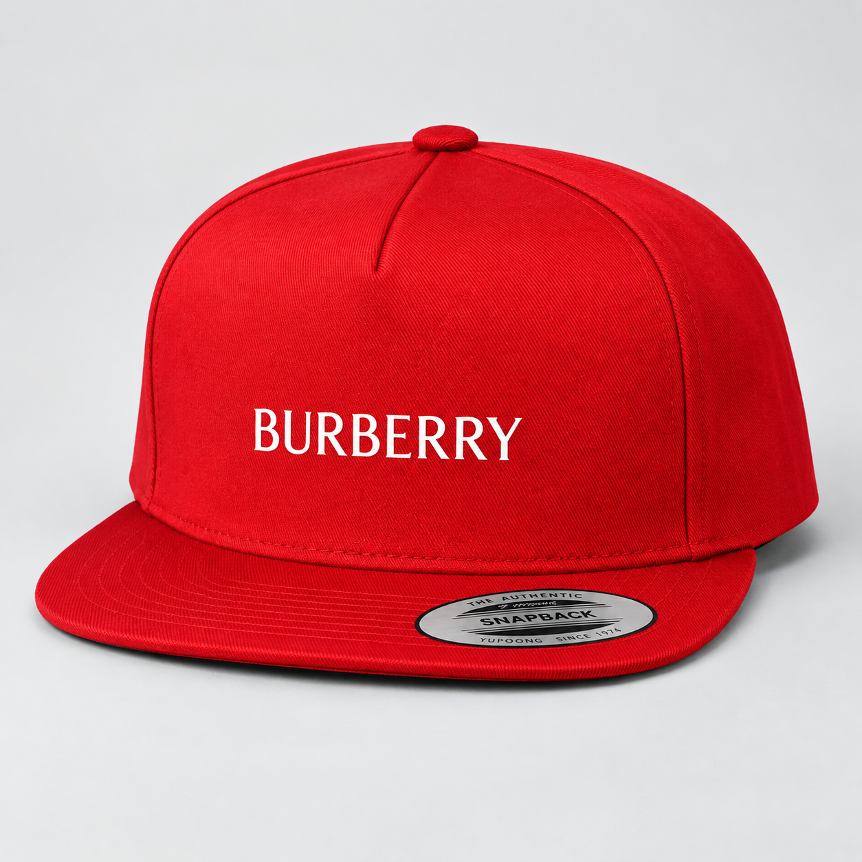Burberry Snapback Hat - Red - Image 4
