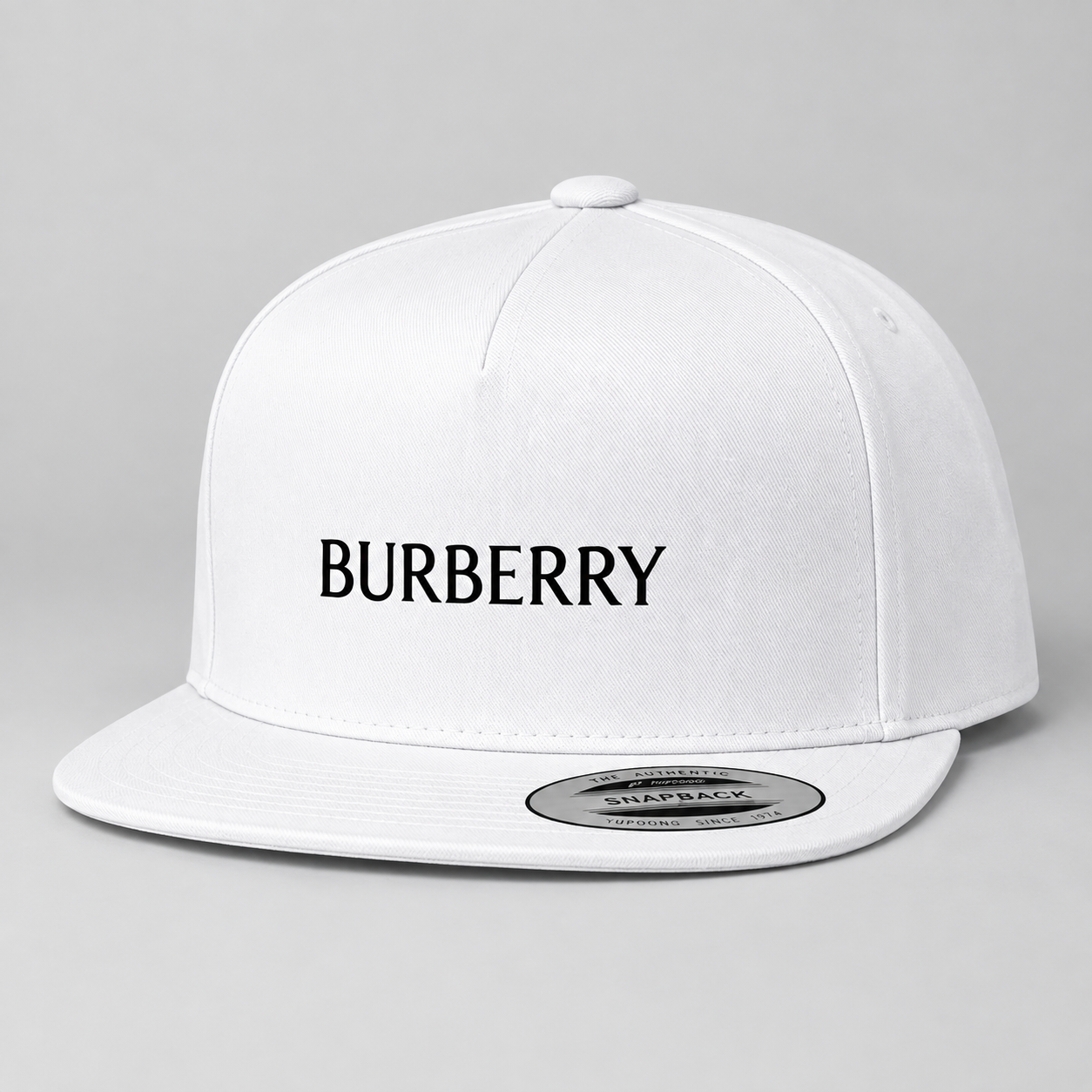 Burberry Snapback Hat - White - Image 4
