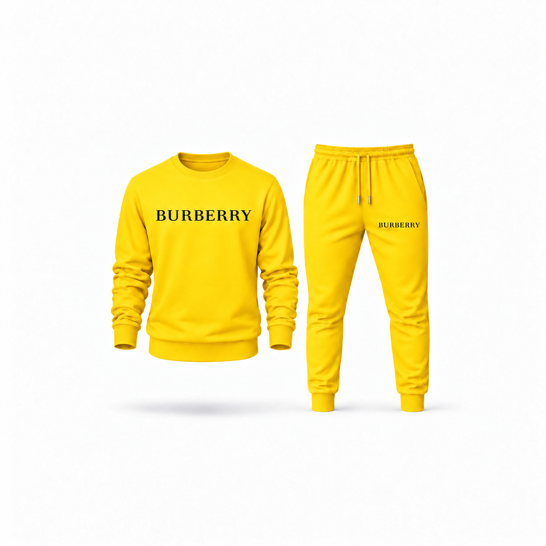Men's Burberry Sweatshirt Joggers Set | Color: Yellow | Main