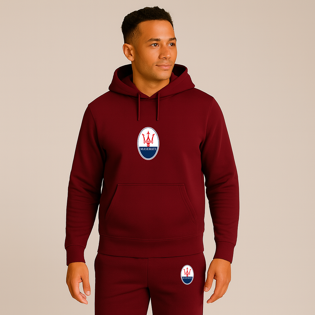 Men’s Maserati Car Hoodie Joggers Set