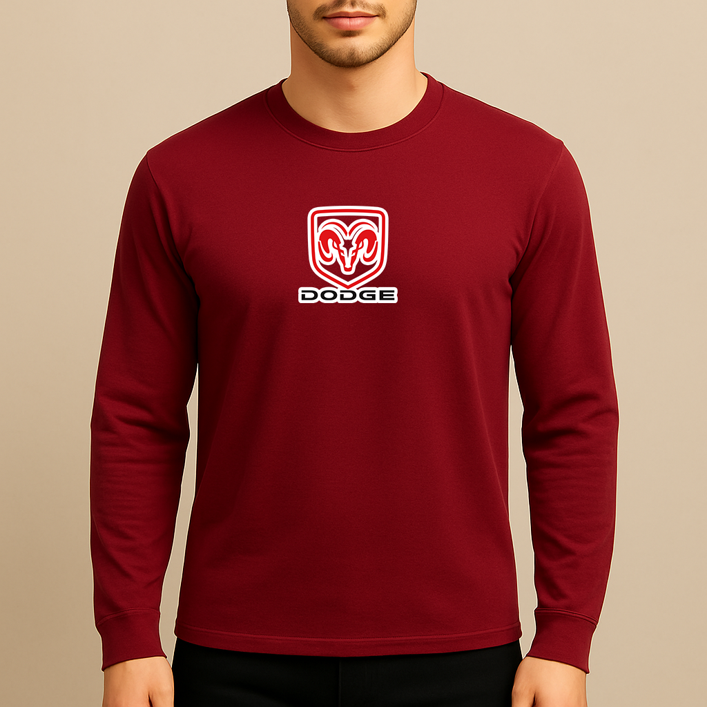 Men’s Dodge Car Long Sleeve T-Shirt