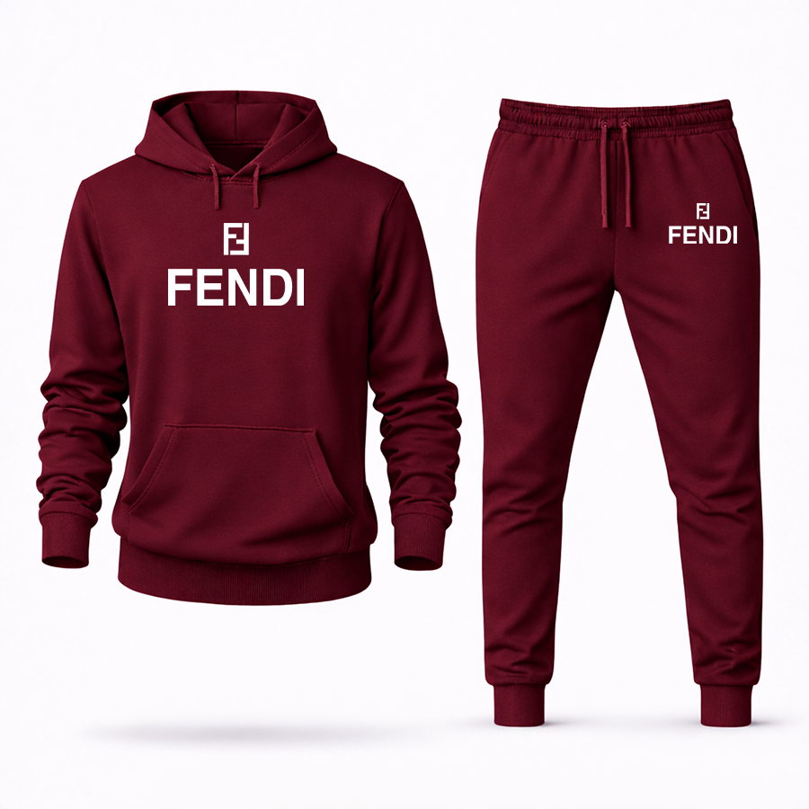 Men's Fendi Hoodie Joggers Set