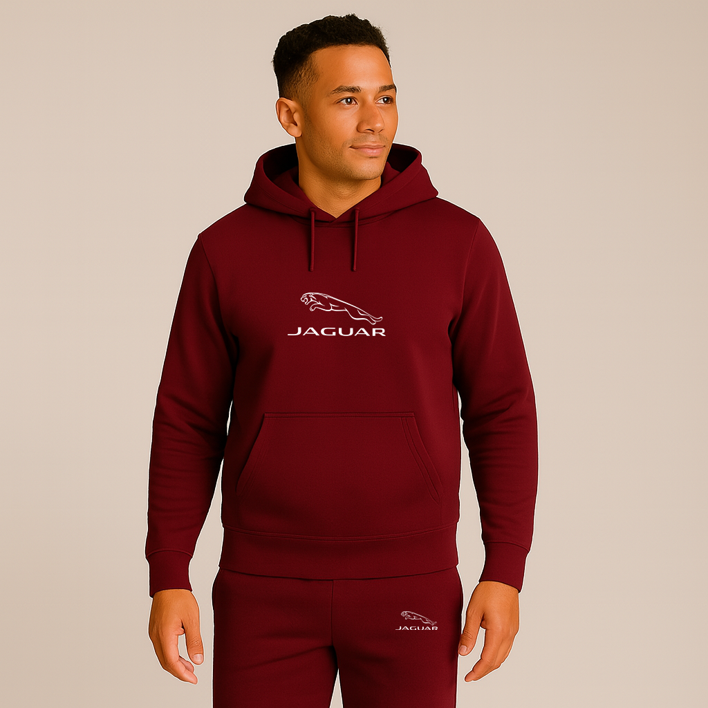 Men’s Jaguar Symbol Car Hoodie Joggers Set