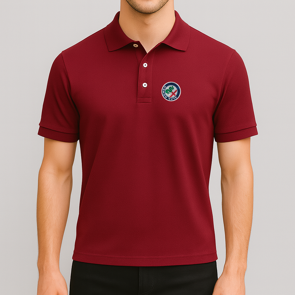 Men's Alfa Romeo Car Dry Blend Polo