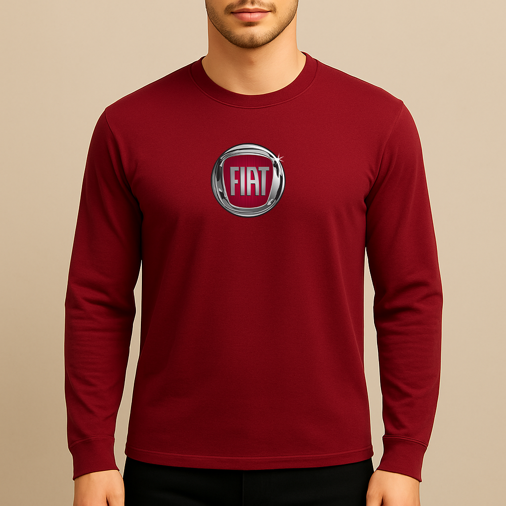 Men’s Fiat Car Long Sleeve T-Shirt