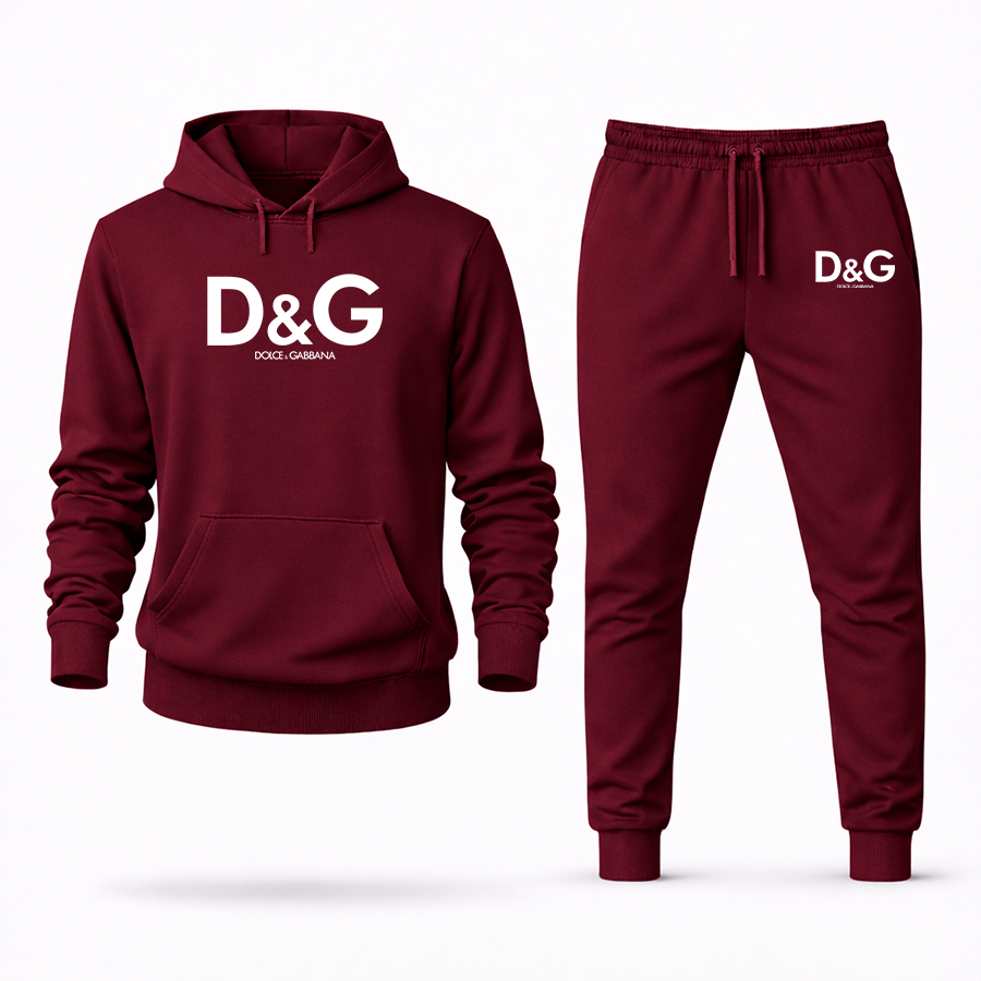 Men's Dolce and Gabbana Hoodie Joggers Set