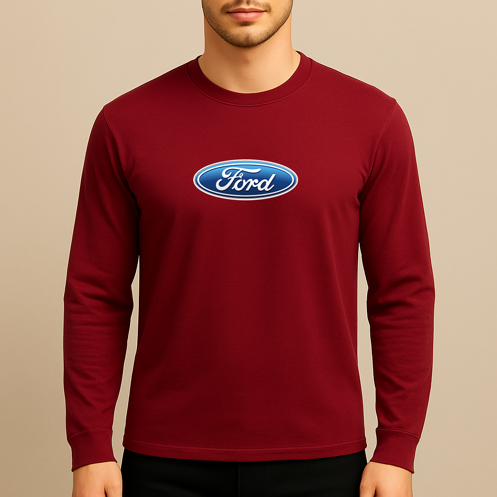 Men’s Ford Car Long Sleeve T-Shirt