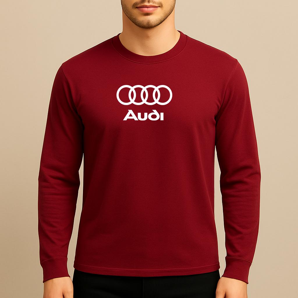 Men’s Audi Motorsports Car Long Sleeve T-Shirt